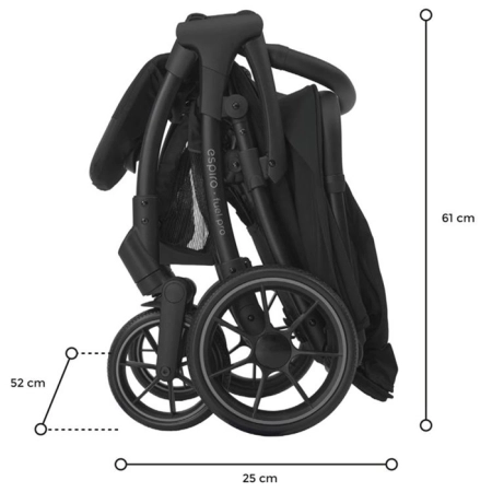 Espiro Fuel Pro 10 Dynamic Black wózek spacerowy